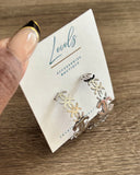 “CC Wknd” Hoop Small Silver