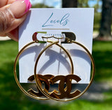“CC" Hoops - Gold