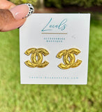 "CC” Antique Gold II Earrings