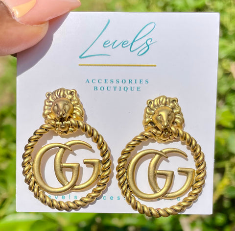 "SOBE GG" Lightweight Earrings