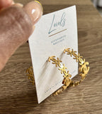 “CC Wknd” Hoop Small Gold