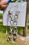 “Tanisha” Hoop Earrings - Clear