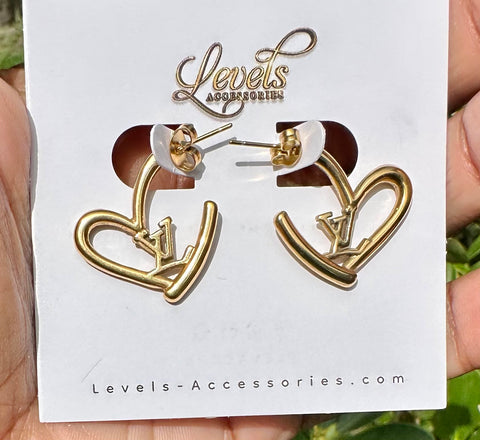 LV Luv” Earrings – Levels Accessories
