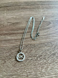 M Necklace- Silver I