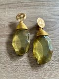 “Sonya” Earrings - Olive