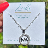 M Necklace - Silver II