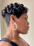 “Rita” Hoop Earrings Silver