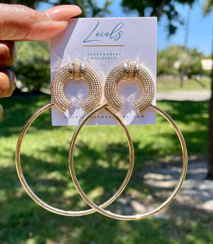 "Cleo" Hoop Earrings