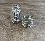 “Lea”Ring Set Silver