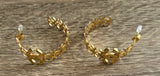 “CC Wknd” Hoop Small Gold