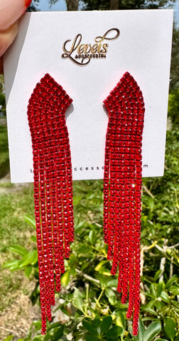 "Red Light Special" Earrings