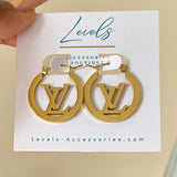 “LV I" Mini Hoops