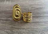 “Lea”Ring Set Gold