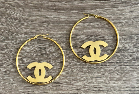 “CC" Hoops - Gold